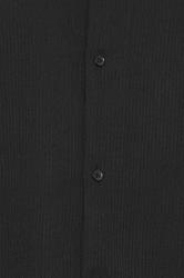 JACK & JONES Big & Tall Black Revere Shirt & Short Set | BadRhino 5