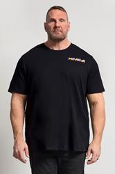 JACK & JONES Big & Tall Black Japanese Graphic T-Shirt | BadRhino 3