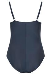 YOURS Plus Size Navy Blue Stripe Swimsuit | Yours Clothing 7