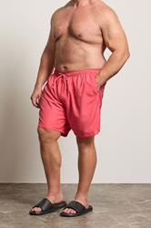 BadRhino Big & Tall Pink Swim Shorts | BadRhino 3
