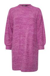 YOURS Curve Pink Soft Touch Jumper Dress