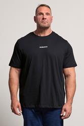 JACK & JONES Big & Tall Black Crew Neck Graphic T-Shirt 3