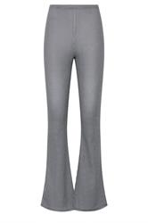 LTS Tall Black Check Flared Trousers