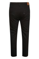 BadRhino Big & Tall Black Straight Leg Stretch Jeans | BadRhino 8