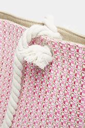 Pink Tweed Look Tote Bag | Yours Clothing 4