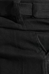 D555 Big & Tall Black Extendable Waist Stretch Chinos | BadRhino 4