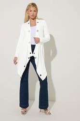 STAR White Eyelet Detail Waterfall Cardigan | StarByJM 1