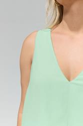 YOURS LONDON Plus Size Mint Green Layered Blouse | Yours Clothing 4