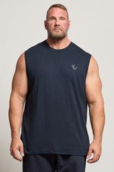 IronRhino Big & Tall Navy Blue 'Rest Day' Vest 3
