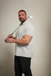 BadRhino Big & Tall Grey Pique Golf Polo Shirt | BadRhino 3
