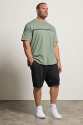 JACK & JONES Big & Tall Green T-Shirt & Shorts Set  2