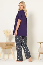 YOURS Plus Size Purple 'Koalaty Time' Pyjama Set | Yours Clothing 2