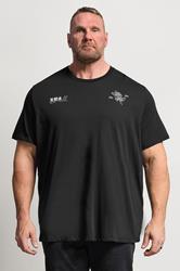 JACK & JONES Big & Tall Black Japanese Graphic Print T-Shirt | BadRhino 3