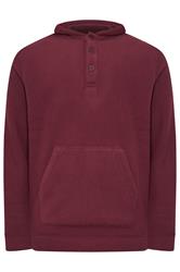 BadRhino Big & Tall Burgundy Borg Lined Fleece