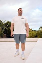 BadRhino Big & Tall Blue Elasticated Waist Corduroy Shorts | BadRhino 1