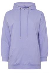YOURS Curve Purple Pocket Front Hoodie