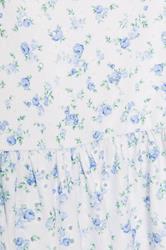 YOURS Plus Size White Floral Broderie Anglaise Peplum Top | Yours Clothing 7