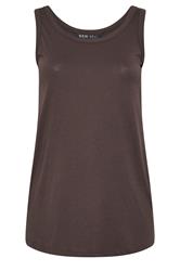 YOURS 3 PACK Curve Navy Blue & Black Core Vest Tops | Yours Clothing 10
