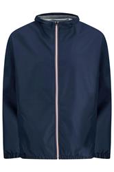 JACK & JONES Big & Tall Navy Blue Lightweight Jacket | BadRhino 2