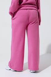 LIMITED COLLECTION Plus Size Pink 'Après 98' Wide Leg Joggers | Yours Clothing 2
