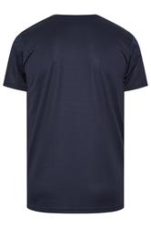 IronRhino Big & Tall Navy Blue Branded Performance T-Shirt | BadRhino 6