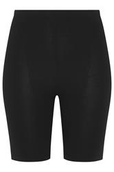 YOURSET 2 PACK Plus Size Black Leopard Stretch Cycling Shorts | Yours Clothing 11