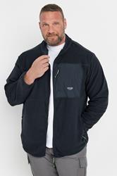 JACK & JONES Big & Tall Navy Blue Fleece | BadRhino 2