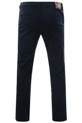 KAM Navy Blue Chino Trousers | BadRhino 4