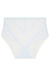 YOURS Plus Size Light Blue Floral Lace Brazilian Briefs | Yours Clothing 6