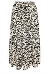 YOURS Plus Size Black Abstract Textured Tiered Skirt | Yours Clothing 5