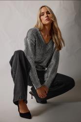 LTS Tall Women's Black Foil Jumper | Long Tall Sally 3
