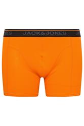 JACK & JONES Big & Tall 3 Pack Black/Blue/Orange Boxers | BadRhino 6