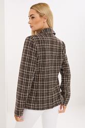 STAR Chocolate Brown Checked Blazer | StarByJM 2