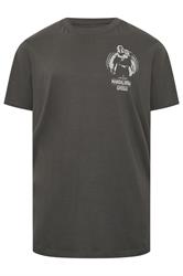 BadRhino Big & Tall Grey Mandalorian & Grogu Graphic T-Shirt