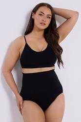 YOURSET 2 PACK Plus Size Black & White Seamless Padded Bralettes | Yours Clothing 5