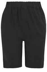 YOURSET 2 PACK Plus Size Black & Navy Blue Cool Cotton Shorts | Yours Clothing 10