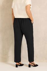 EVANS Plus Size Black Tapered Formal Trousers | Evans 4