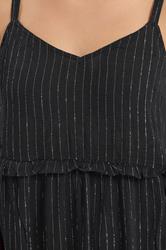 YOURS Plus Size Black Crinkle Mini Beach Dress | Yours Clothing 5