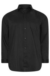 BadRhino Big & Tall Black Stretch Long Sleeve Shirt