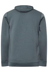 BadRhino Big & Tall Storm Blue Zip Through Hoodie | BadRhino 6