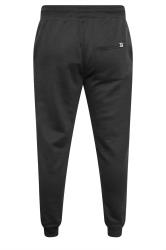 D555 Big & Tall Black Cuffed Joggers | BadRhino  4