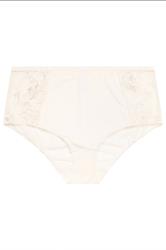 YOURSET 2 PACK Plus Size Navy Blue & White Embroidered Full Briefs | Yours Clothing 10