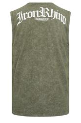 IronRhino Big & Tall Olive Green Old English Vest | BadRhino 7