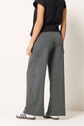 PixieGirl Petite Grey Wide Leg Trousers | PixieGirl  4