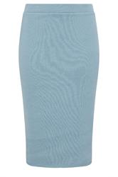 LIMITED COLLECTION Curve Blue Knitted Skirt