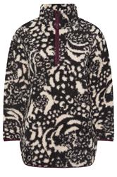 YOURS Plus Size Black Animal Print Borg Fleece | Yours Clothing 5