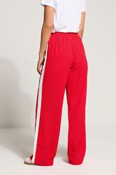 LTS Tall Red Side Stripe Wide Leg Trousers | Long Tall Sally 4