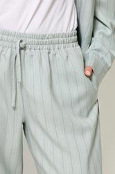 PixieGirl Petite Women's Blue Stripe Pull On Wide Leg Trousers | PixieGirl 6