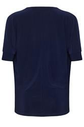 STAR Navy Blue Neck Top | StarByJM 2