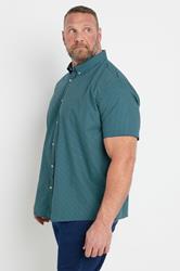 BadRhino Big & Tall Blue Gingham Check Shirt | BadRhino 2